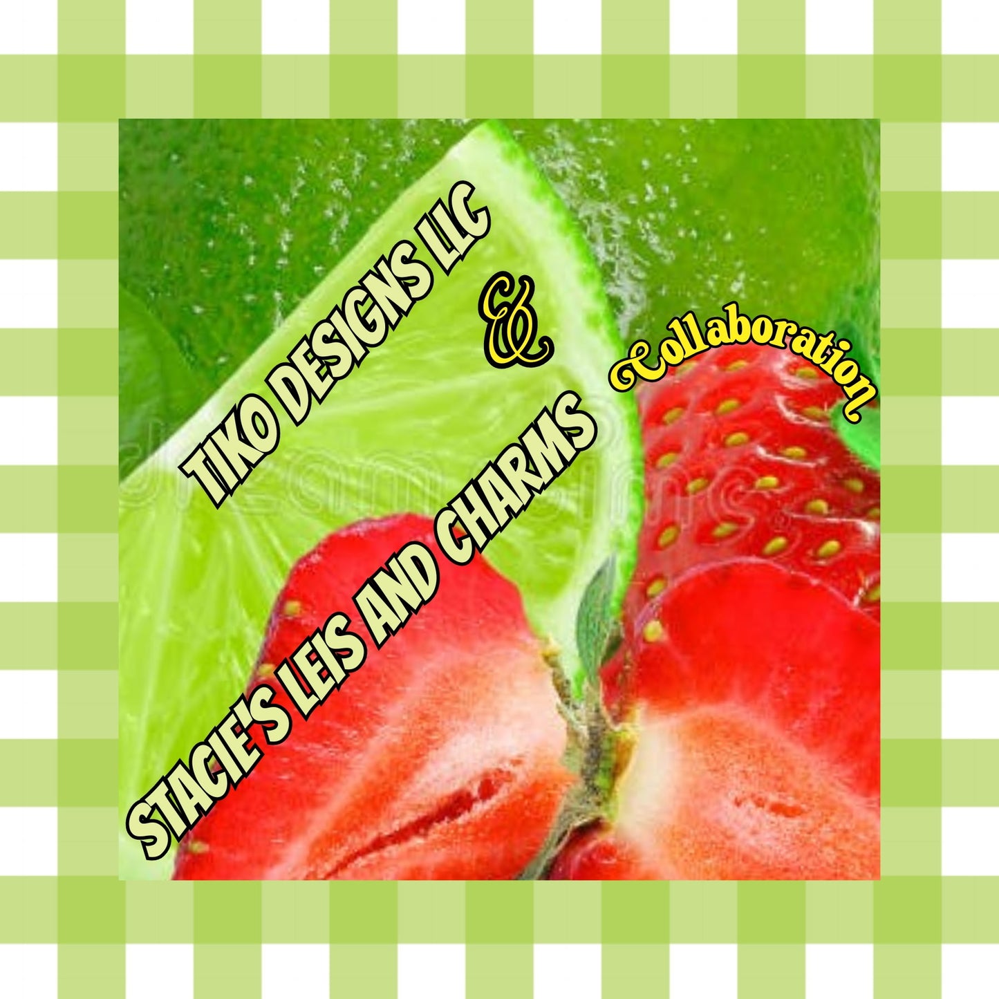 Key Lime Cutie Dog Tag