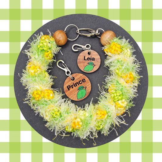 Key Lime Cutie Lei + Dog Tag Bundle