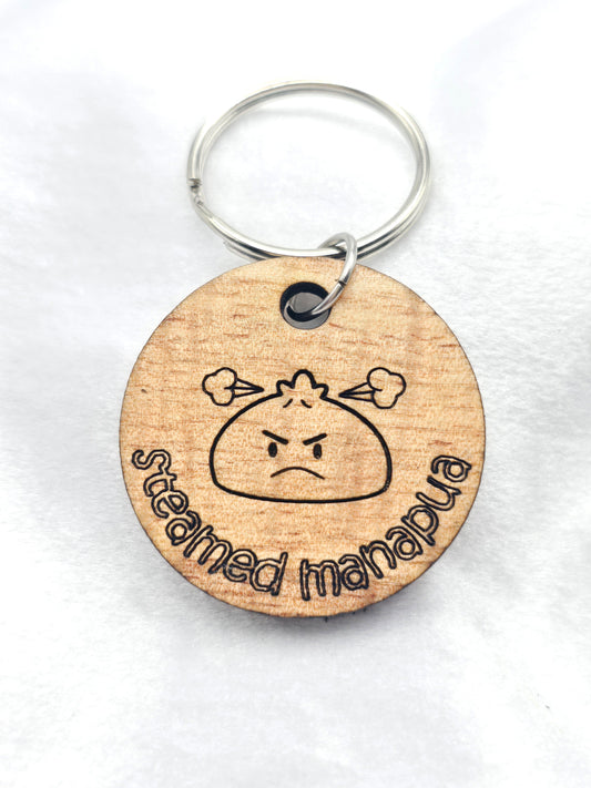💨 Steamed Manapua Keychain 💨