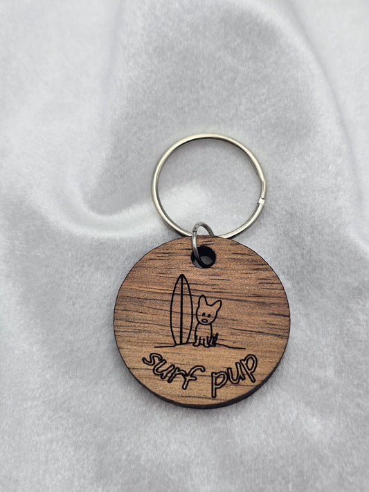 🏄🐾 Surf Pup Keychain 1