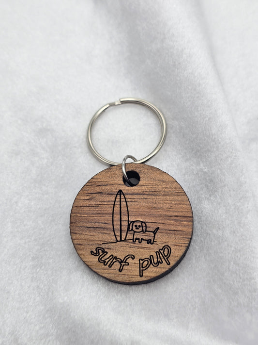 🏄🐾 Surf Pup Keychain 2